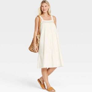 Universal Thread Ivory Sleeveless dress